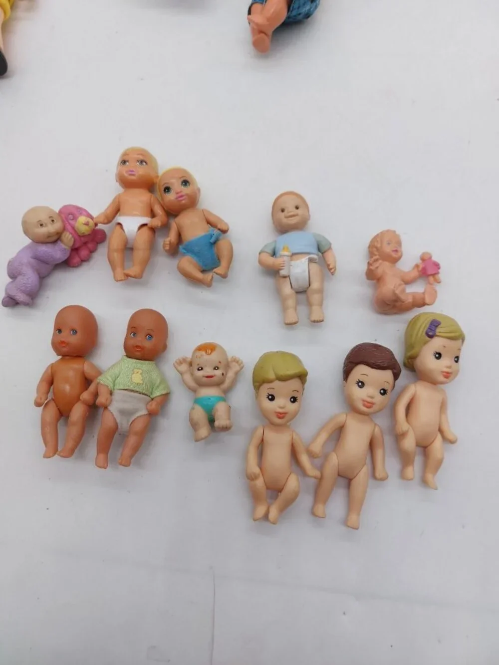 Lot Of Vintage Baby Dolls Various Brands Sizes Years 11 Babies And 1 Babysitter